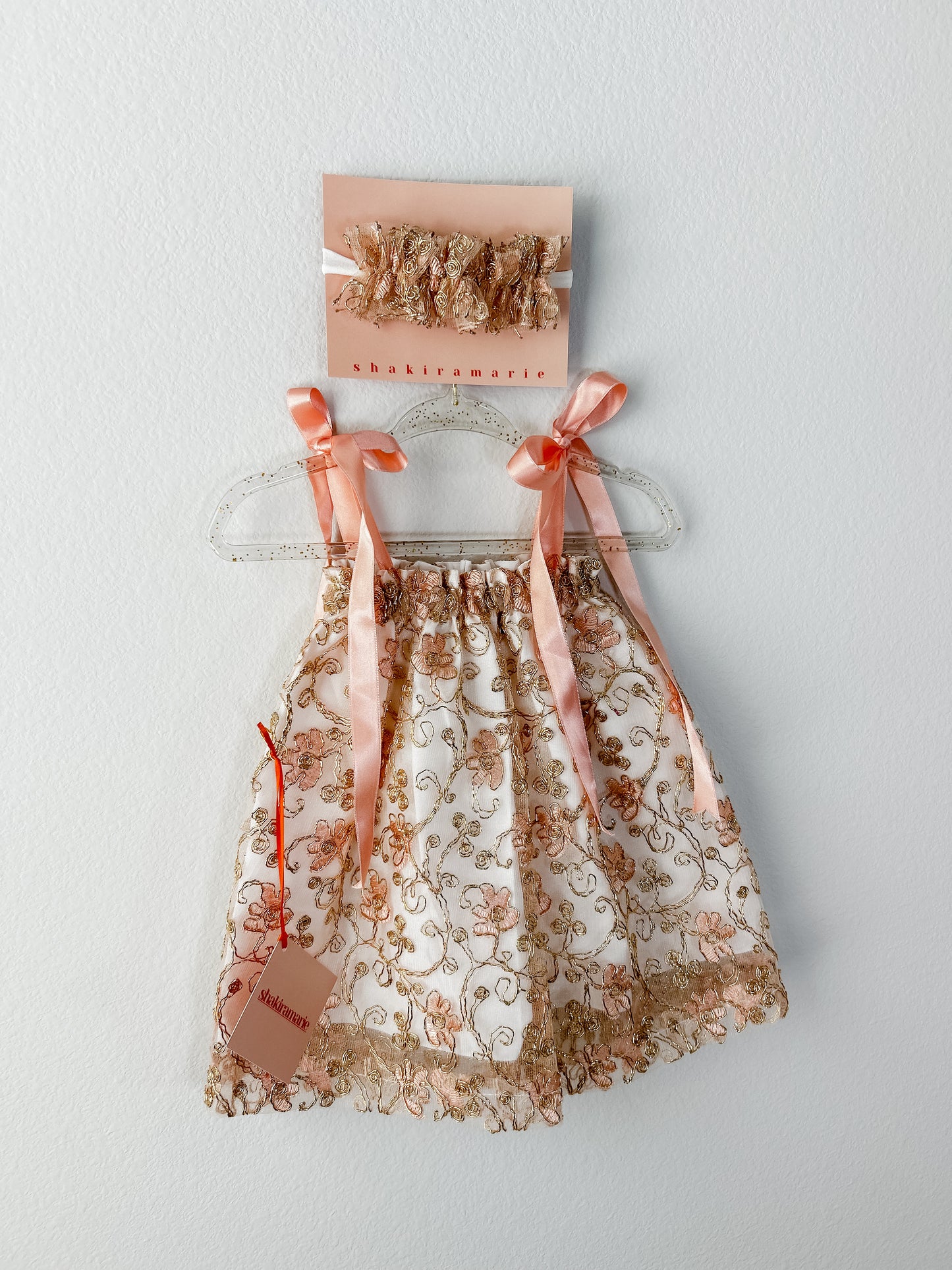 ROSEGOLD NEWBORN DRESS