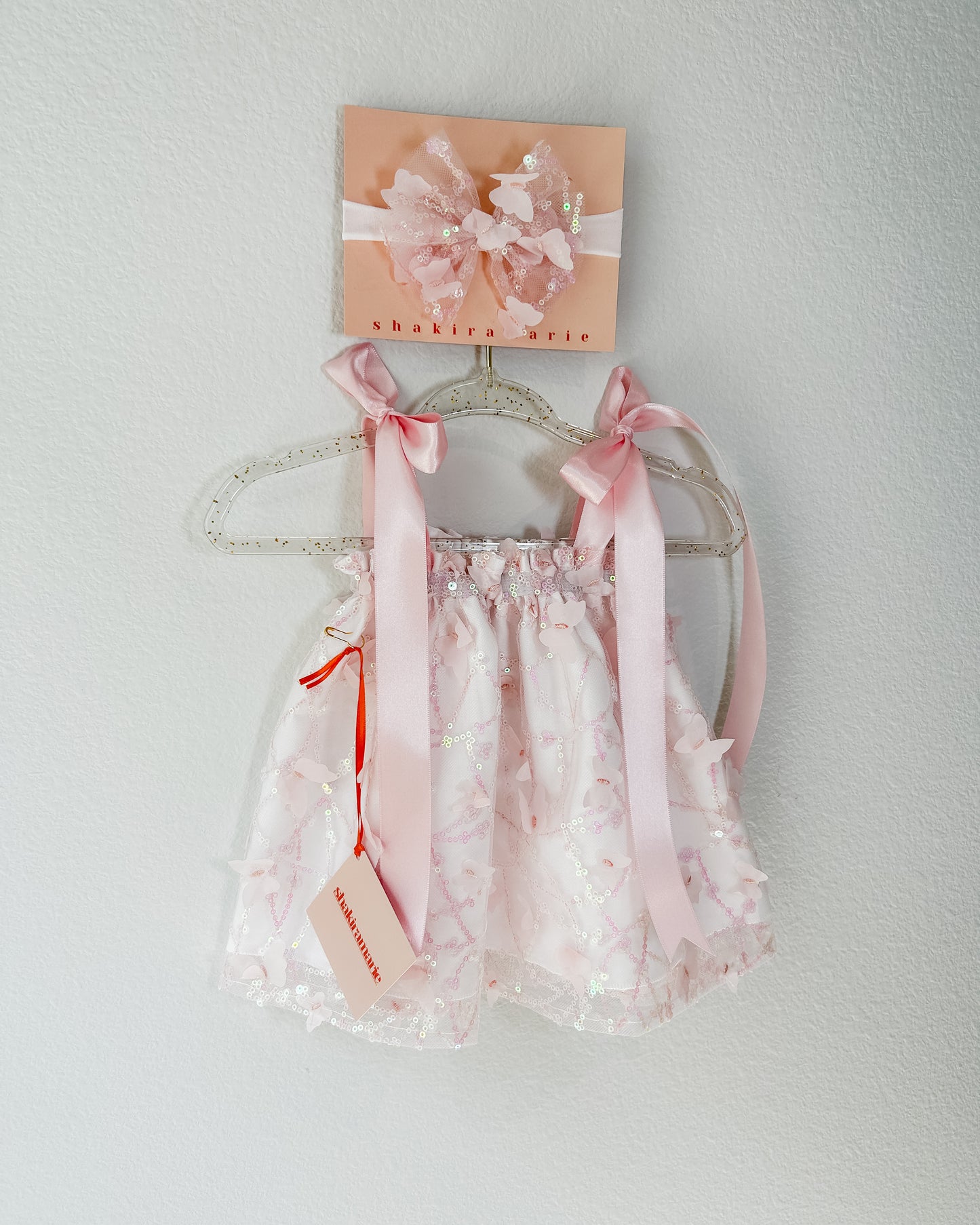 PINK NEWBORN DRESS