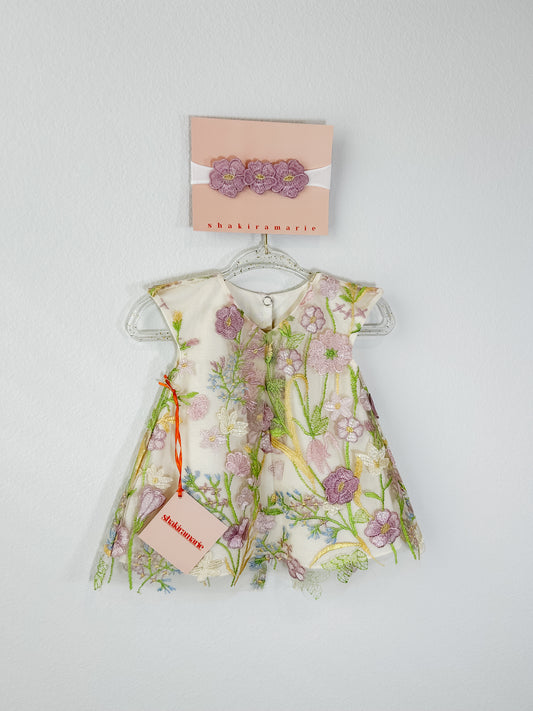BLOOM NEWBORN DRESS