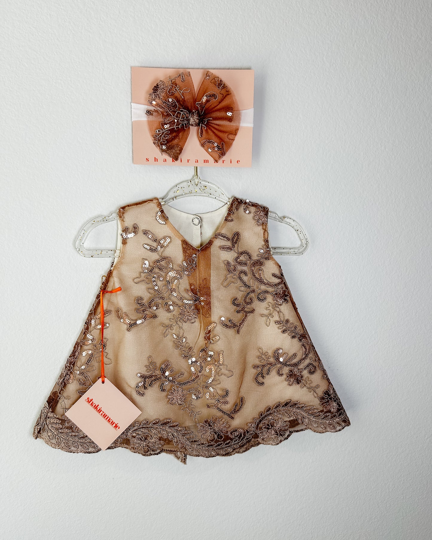 AMBER NEWBORN DRESS