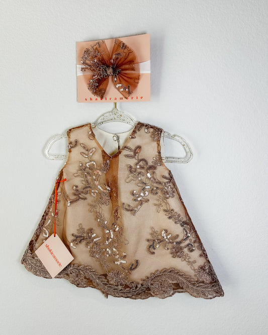 AMBER NEWBORN DRESS