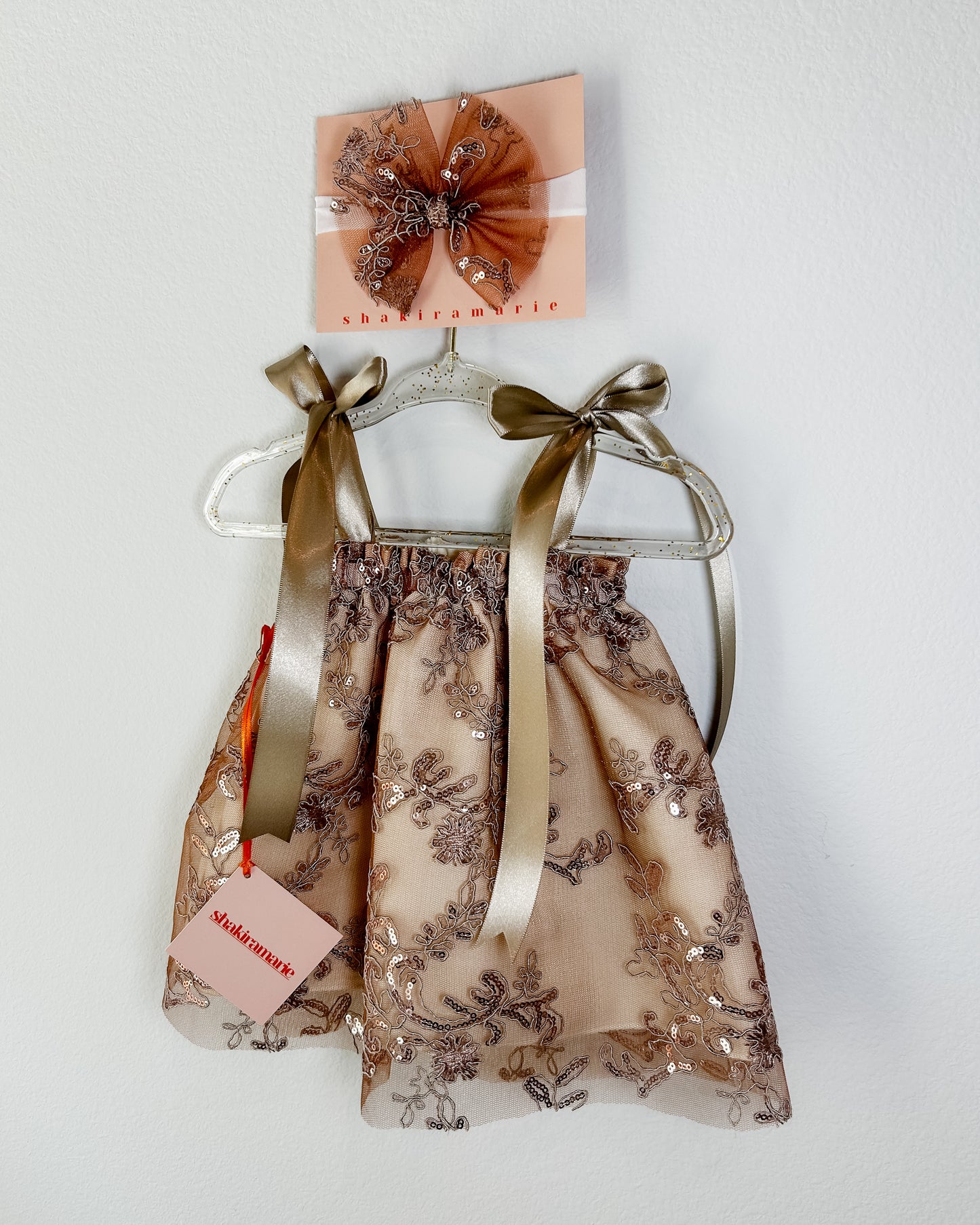 AMBER NEWBORN DRESS