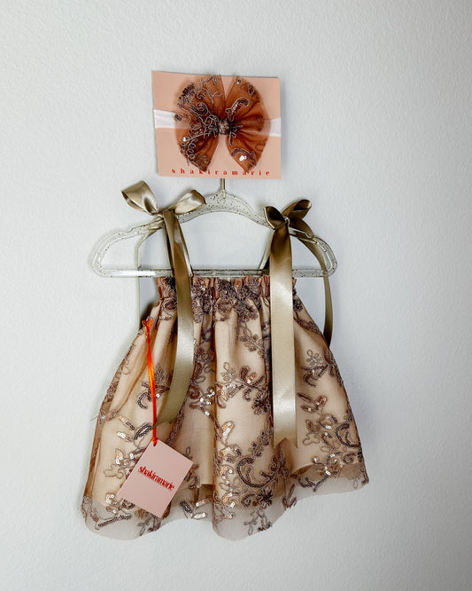 AMBER NEWBORN DRESS